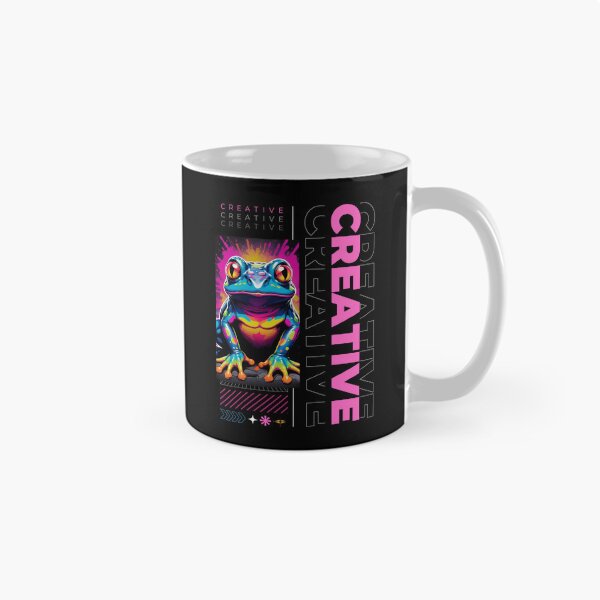 Item preview, Creative Frog  Abstract Street Art Figure  designed and sold by LLdreams.