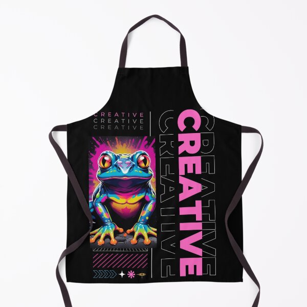 Item preview, Creative Frog Abstract Street Art Figure designed and sold by LLdreams.