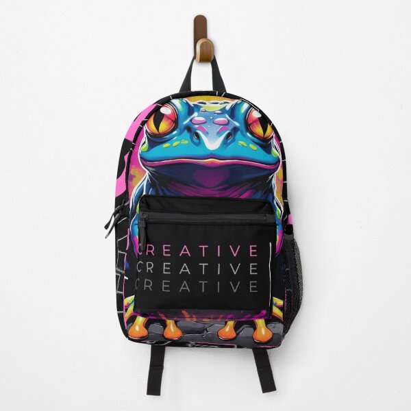 Item preview, Creative Frog Abstract Street Art Figure designed and sold by LLdreams.