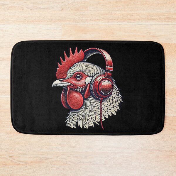 Item preview, Music Chicken Headphones Streetwear Outfit Style designed and sold by LuminOrb.
