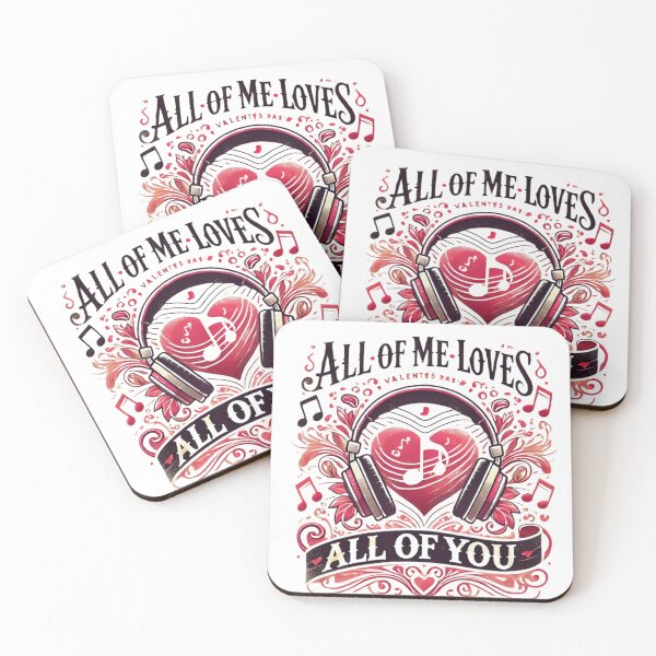 Item preview, All of Me Loves All of You – Romantic Music-Inspired Valentine’s Design designed and sold by EllsLittleStore.