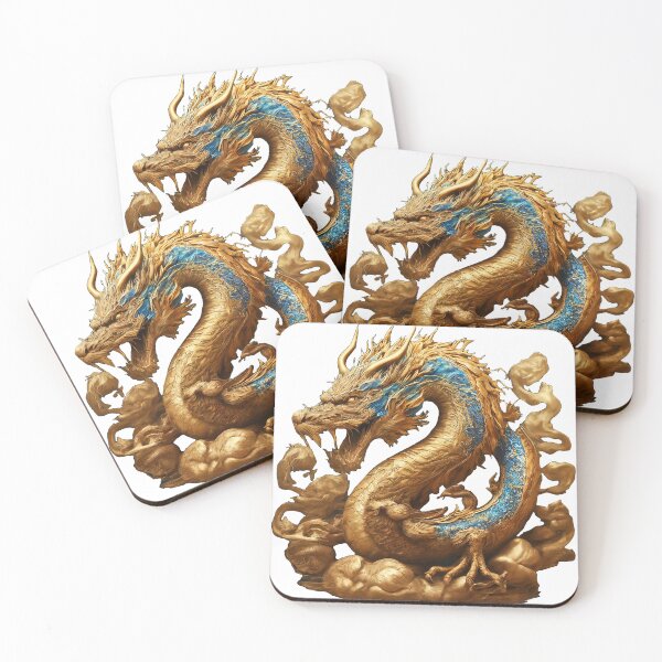 Item preview, Golden Chinese Dragon designed and sold by iamhewho.
