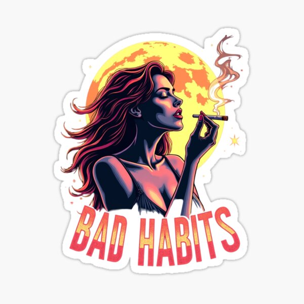 Item preview, Bad Habits designed and sold by goingoncetwice.