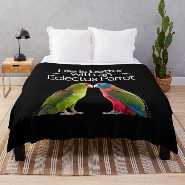 Item preview, Eclectus Parrot - Life Is Better With An Eclectus Parrot - The perfect gift for Eclectus parrot lovers and exotic bird enthusiasts. designed and sold by ZyziowskyArt.