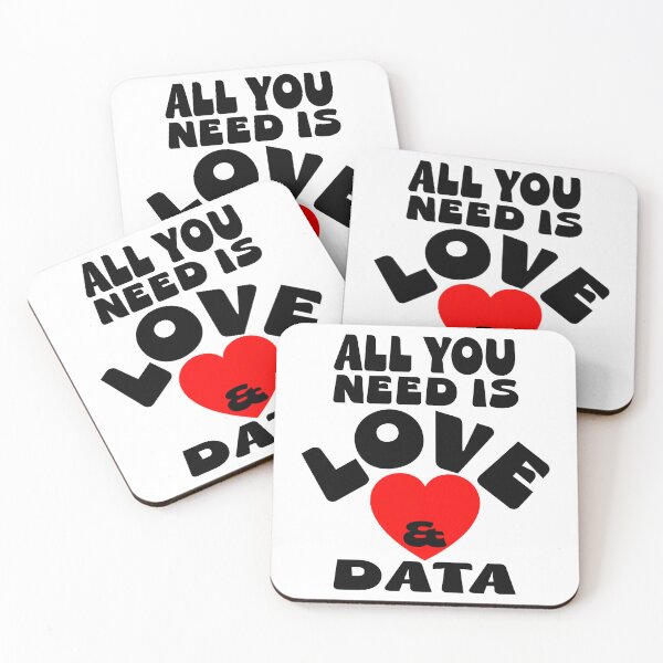Item preview, All you need is love and data teacher designed and sold by Colorfulman.