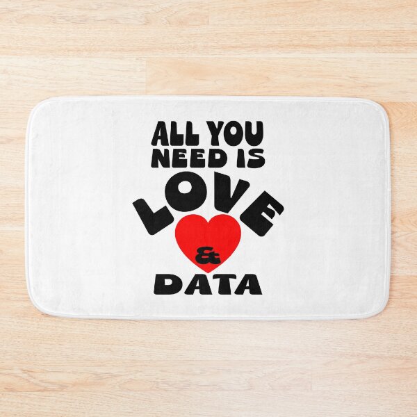 Item preview, All you need is love and data teacher designed and sold by Colorfulman.