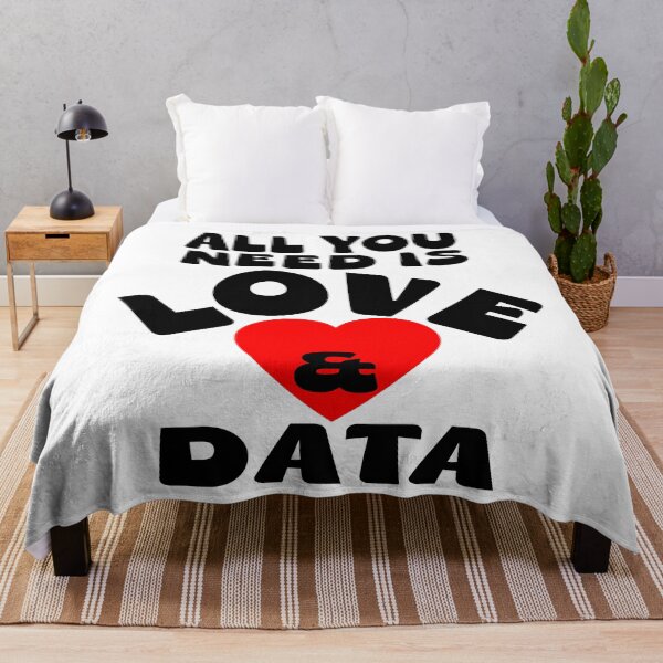 Item preview, All you need is love and data teacher designed and sold by Colorfulman.