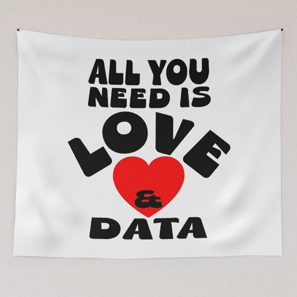 Item preview, All you need is love and data teacher designed and sold by Colorfulman.