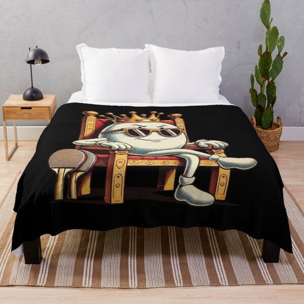 Item preview, Funny Cartoon Table Tennis Ball King designed and sold by LuminOrb.