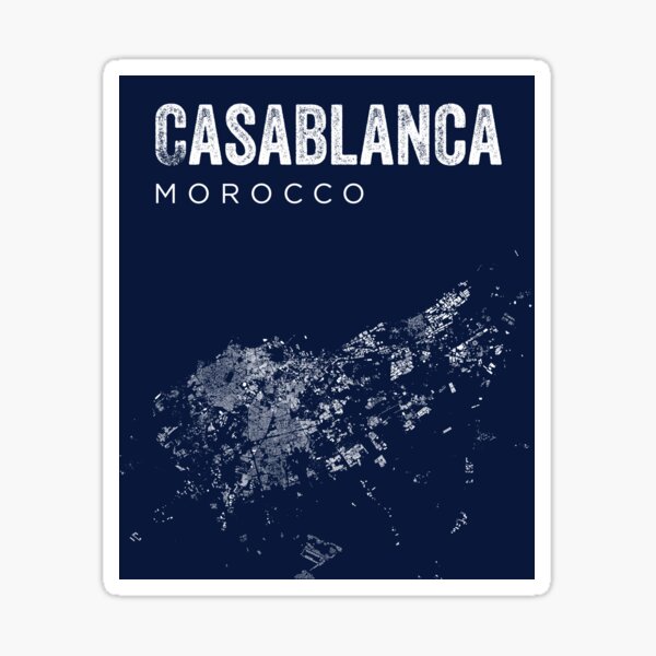 Aperçu de l'œuvre Ville de Casablanca, Maroc créée et vendue par Mqyou.