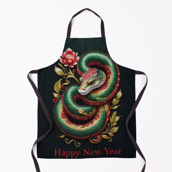 Item preview, Lunar New Year of the Snake black background designed and sold by Blue Horse Photo Magic.