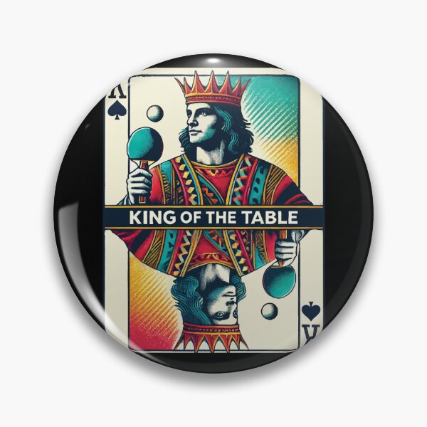 Item preview, Retro Playing Card Table Tennis King designed and sold by LuminOrb.