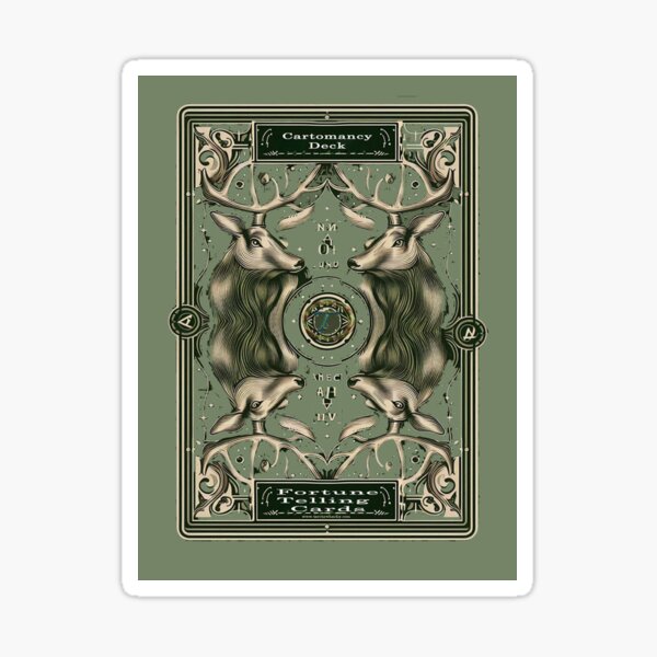 Item preview, Cartomacy card back design designed and sold by designbywhacky.