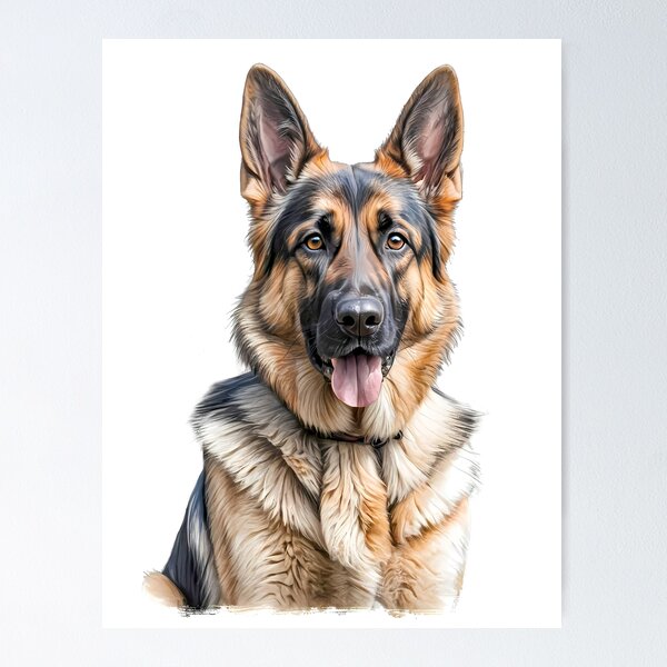 Item preview, German Shepherd Alsatian Dog designed and sold by kjcmercury.