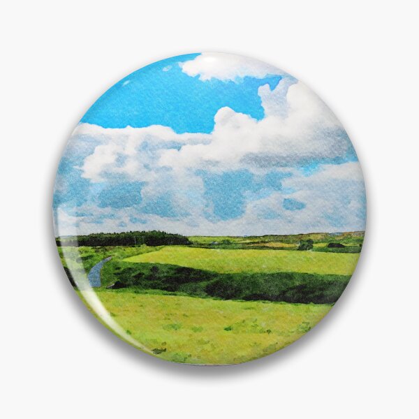 Item preview, Vibrant watercolor landscape of the Dingle countryside in Ireland designed and sold by GestaltImagery.