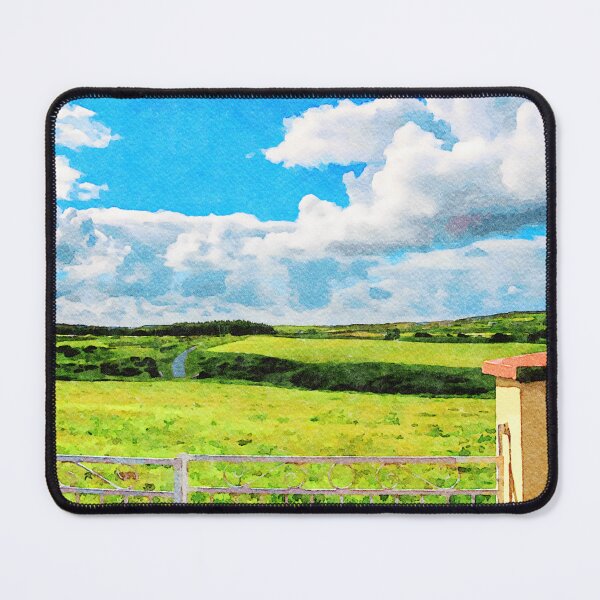 Item preview, Vibrant watercolor landscape of the Dingle countryside in Ireland designed and sold by GestaltImagery.
