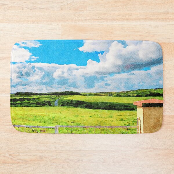 Item preview, Vibrant watercolor landscape of the Dingle countryside in Ireland designed and sold by GestaltImagery.