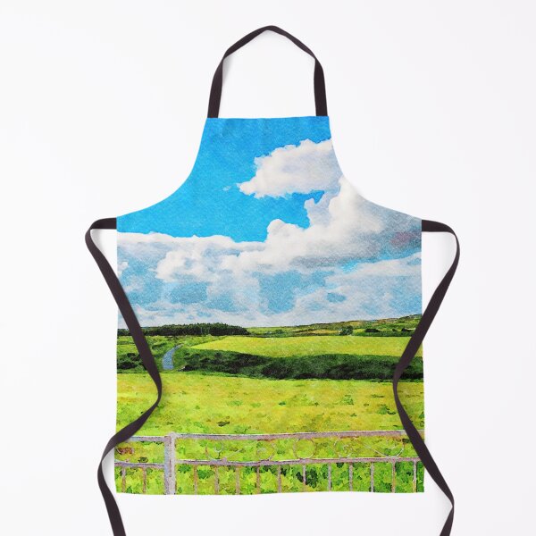 Item preview, Vibrant watercolor landscape of the Dingle countryside in Ireland designed and sold by GestaltImagery.