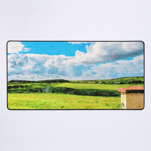 Item preview, Vibrant watercolor landscape of the Dingle countryside in Ireland designed and sold by GestaltImagery.