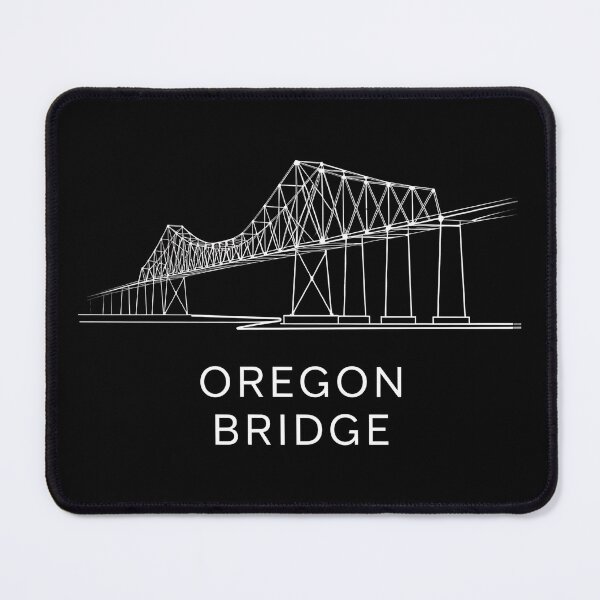 Item preview, Oregon Bridge - The perfect gift for architecture lovers, bridge enthusiasts, and fans of minimalist art. designed and sold by ZyziowskyArt.