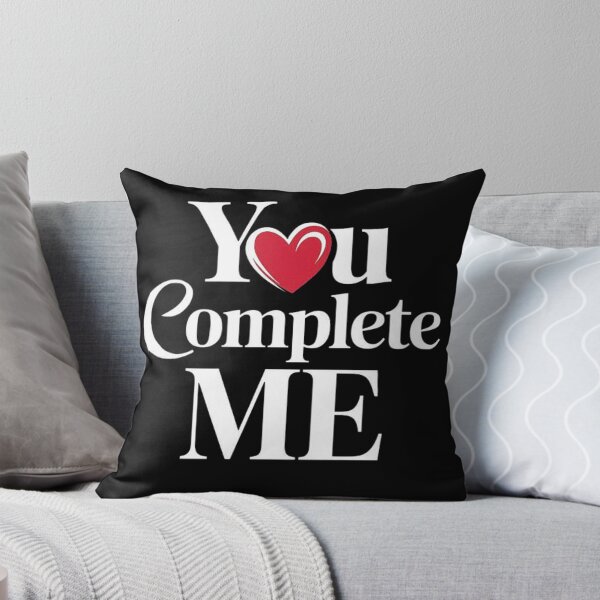 Item preview, You Complete Me Heart Typography Design designed and sold by love3617.