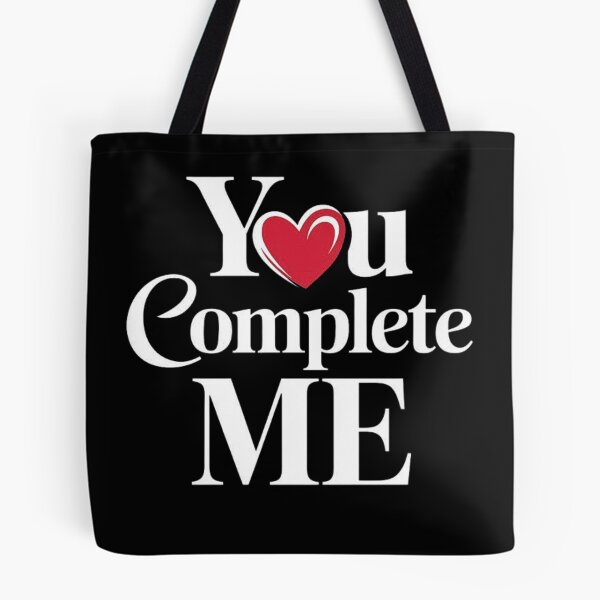 Item preview, You Complete Me Heart Typography Design designed and sold by love3617.