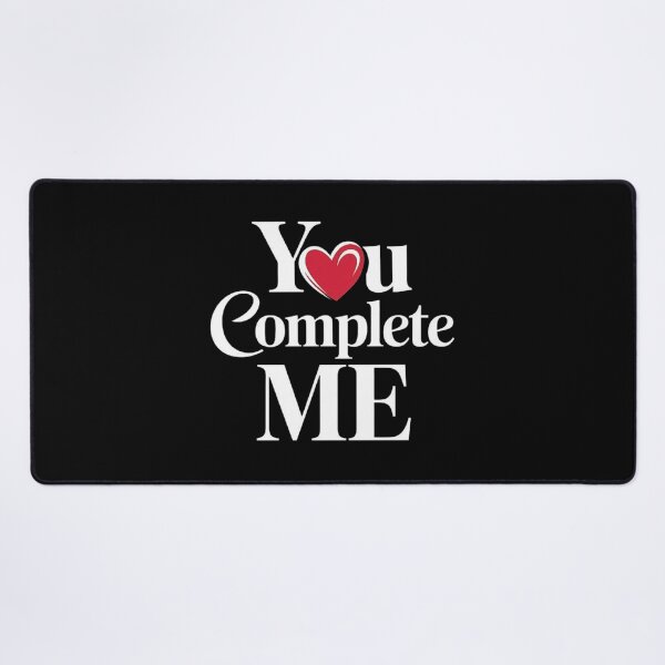 Item preview, You Complete Me Heart Typography Design designed and sold by love3617.