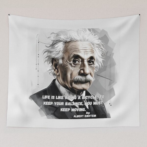 Item preview, Life is like riding a bicycle. To keep your balance, you must keep moving Albert. Einstein designed and sold by andrew758.