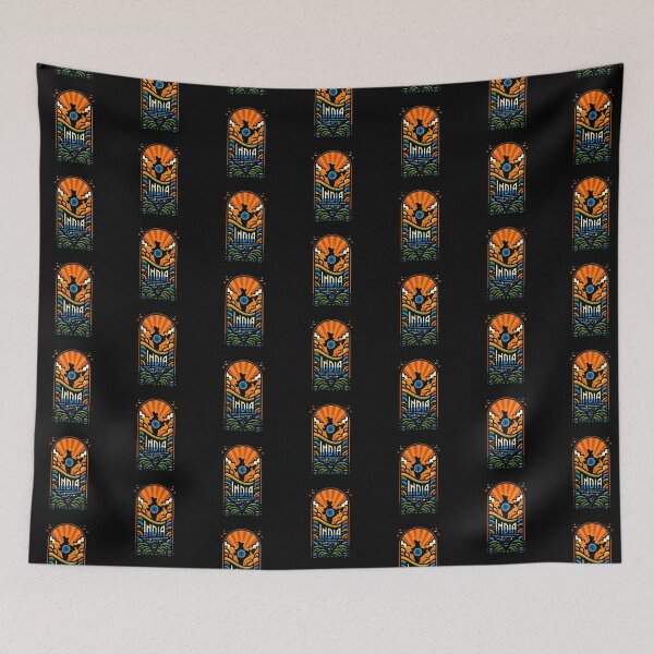 Item preview, India Map Design Tricolor Vibrant  designed and sold by Kalpa.
