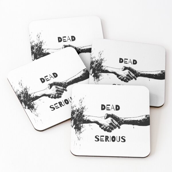 Item preview, Zombie Handshake. Dead Serious. Text Version designed and sold by Shoot-The-Moon.
