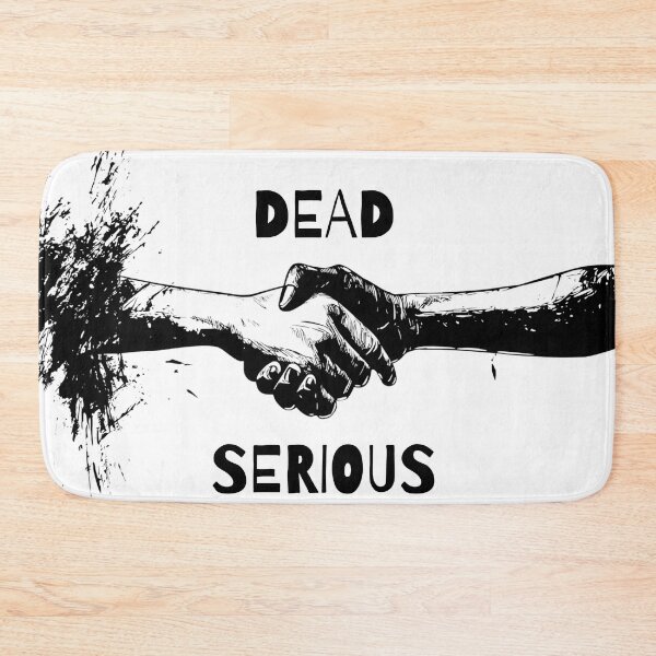 Item preview, Zombie Handshake. Dead Serious. Text Version designed and sold by Shoot-The-Moon.