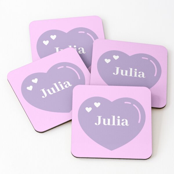 Item preview, Julia Name Girl Purple designed and sold by Monika Howarth.
