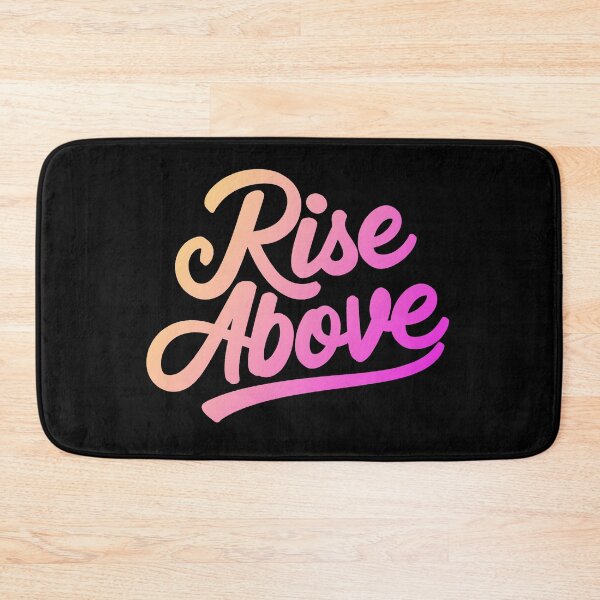 Item preview, Rise Above Challenges Inspirational Quote designed and sold by ThreeftlyPicks.