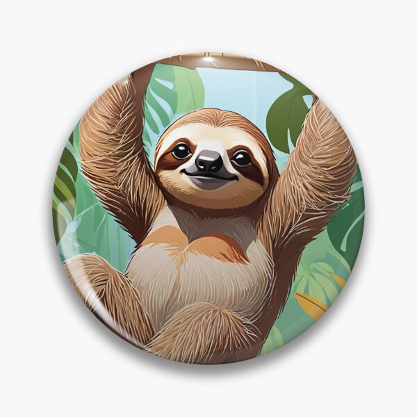 Item preview, Sloth On A Tree designed and sold by Bunmigraphics .