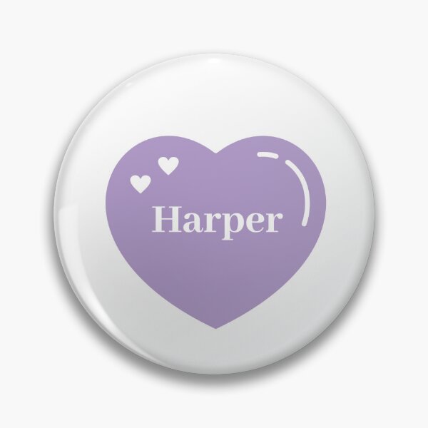 Item preview, Harper Name Girl Purple designed and sold by Monika Howarth.
