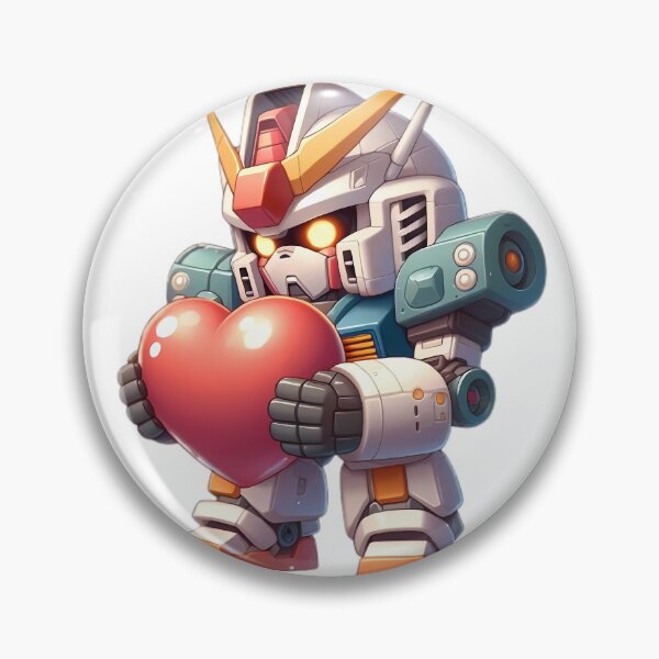 Item preview, Chibi Gundam With A Heart designed and sold by InkFool.