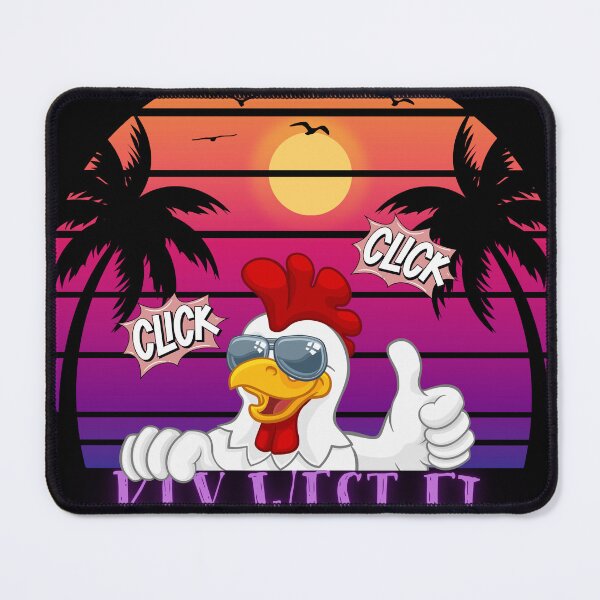 Item preview, Cool Key West Florida Chicken Retro – Tropical Vacation Cruiser Team designed and sold by The Art of Kkatarynka.