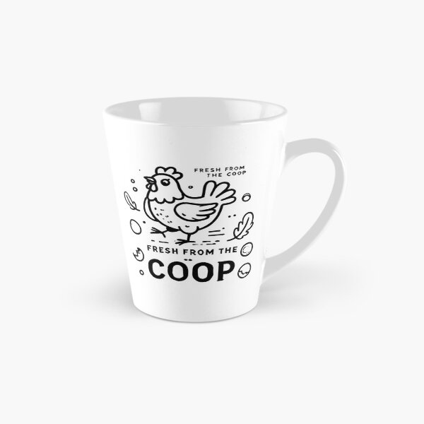 Item preview, Fresh From the Coop Minimalist Outline Chicken Art designed and sold by The-T-In-Retro.