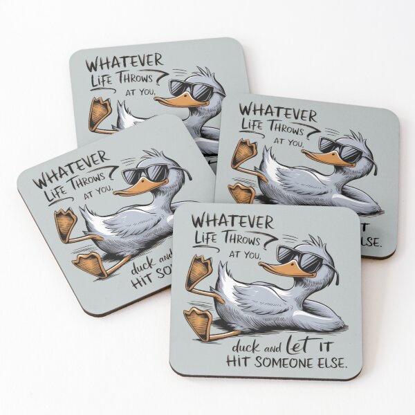 Item preview, Cool Duck – Life Wisdom with a Sense of Humor designed and sold by RainbowProjects.