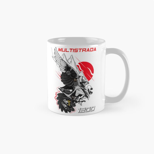 Item preview, Ducati Miltistrada 1200 (Enduro Star White Silk with Racing Grey) for Motorcycle Riders designed and sold by MotoApparelHub.