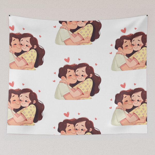 Item preview, Cute couple designed and sold by MendaciousMina.