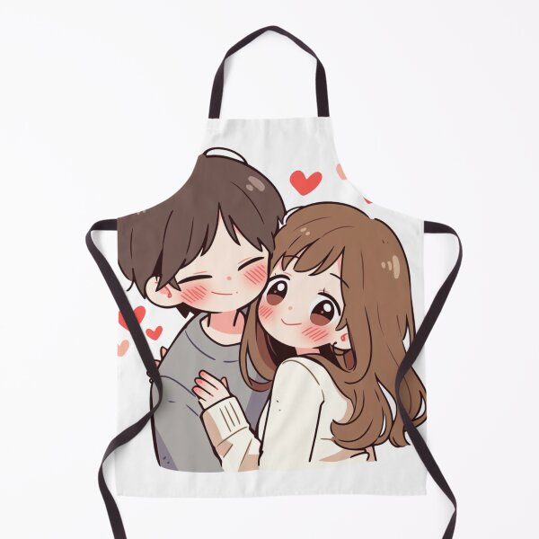 Item preview, kawaii couple brunette designed and sold by MendaciousMina.