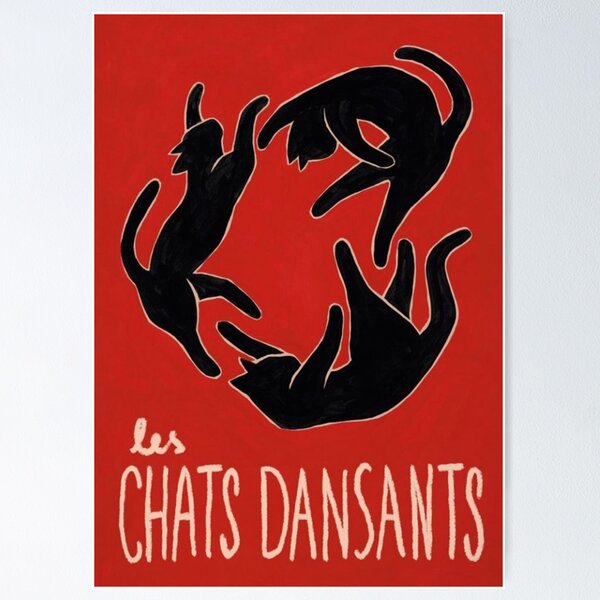Item preview, Dancing Cats designed and sold by AmandaGJ9t3.