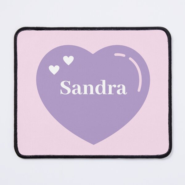 Item preview, Sandra Name Girl Purple designed and sold by Monika Howarth.