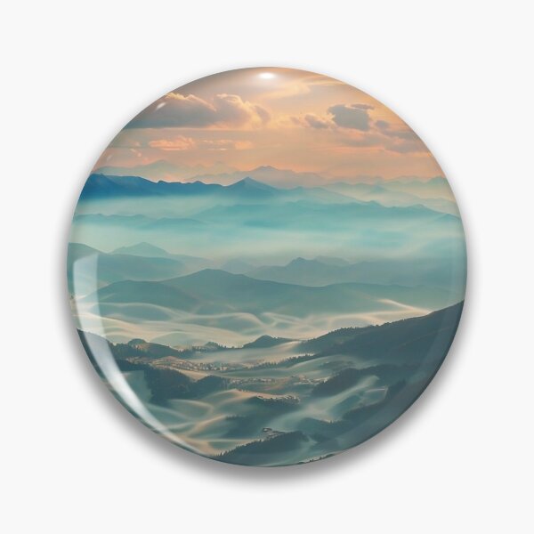 Item preview, Twilight overlapping mountains designed and sold by Jambonfromage.