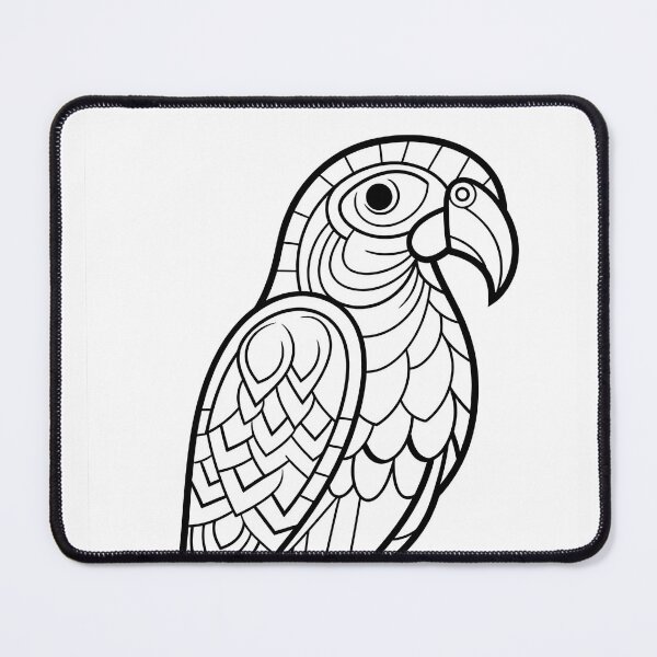 Item preview, Bird Coloring Page Pattern  designed and sold by DavidColoring.