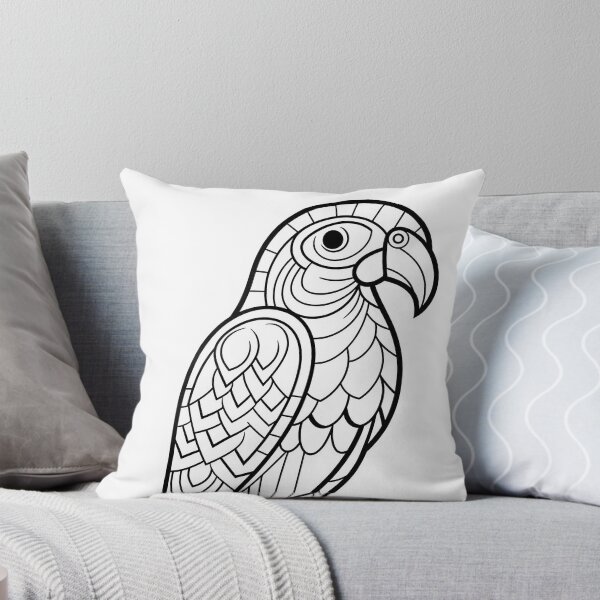 Item preview, Bird Coloring Page Pattern  designed and sold by DavidColoring.