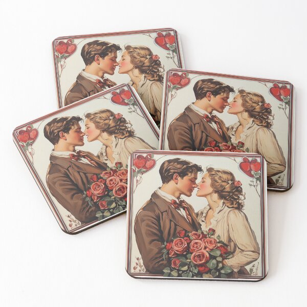 Item preview, Vintage Cute couple designed and sold by MendaciousMina.