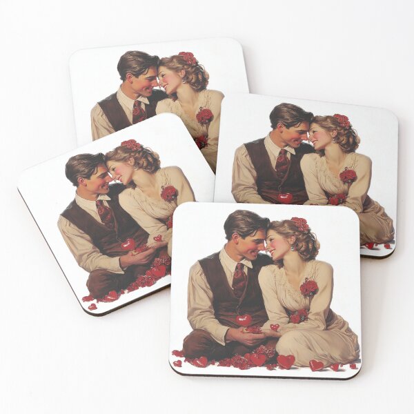 Item preview, Vintage Cute couple designed and sold by MendaciousMina.