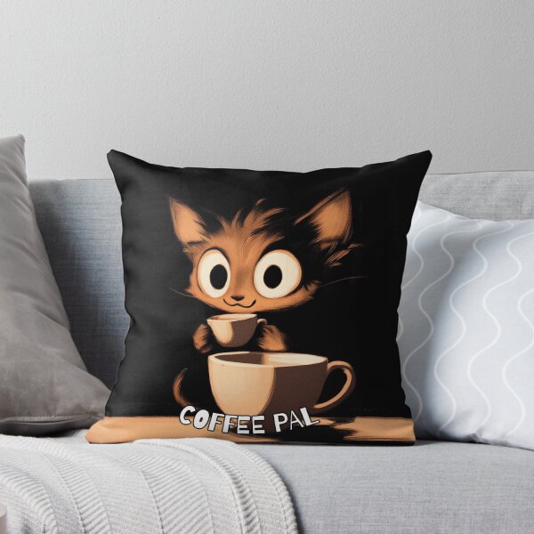 Item preview, Coffee Pal. Cute Kitten design. Text Version. designed and sold by Shoot-The-Moon.